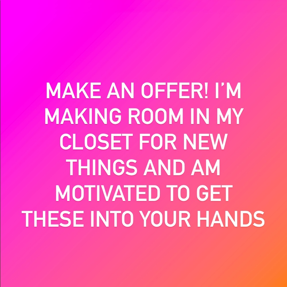 Offers are welcome